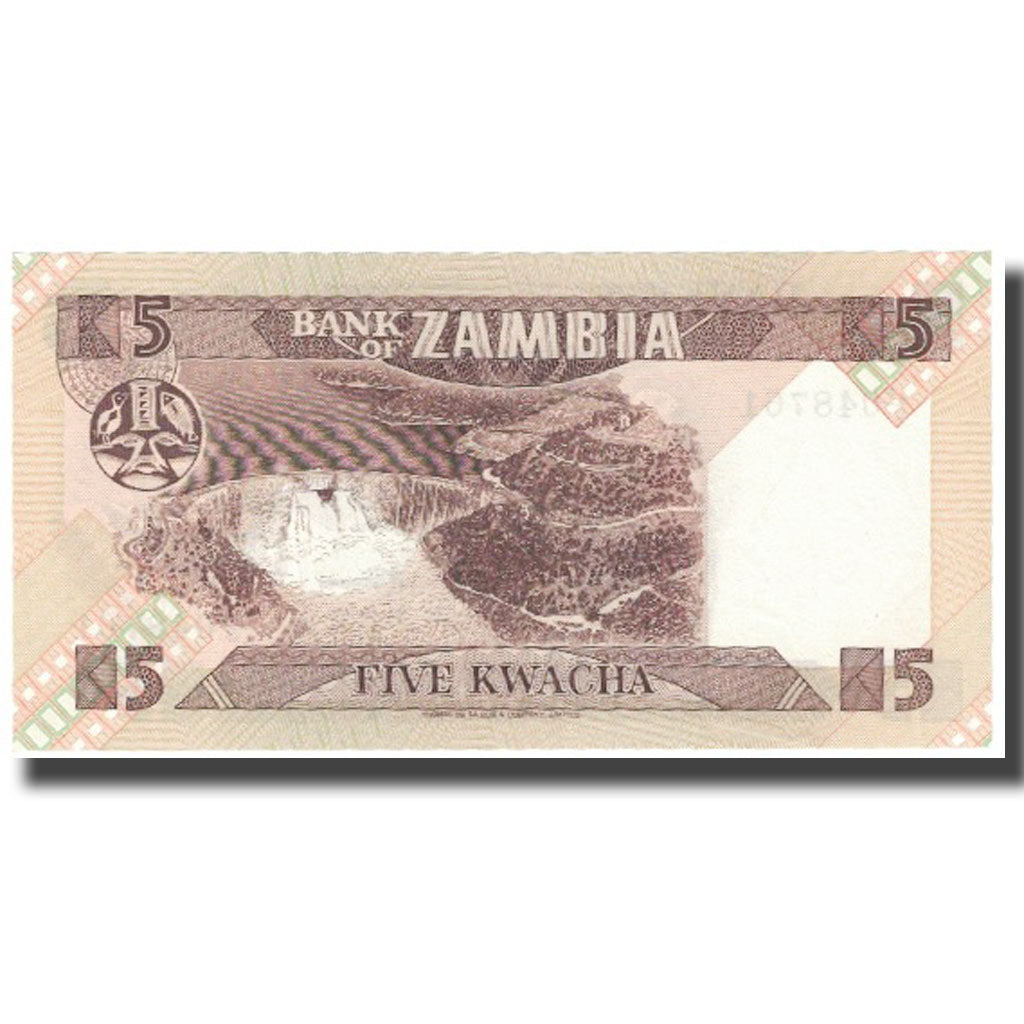 Banknote, Zambia, 5 Kwacha, KM:25d, UNC(63)