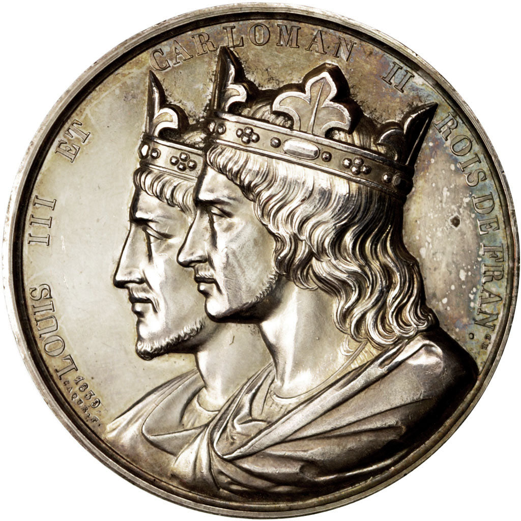 Louis III et Carloman II, Médaille