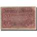 Banknote, Germany, 20 Mark, 1918, 1918-02-20, KM:57, VG(8-10)