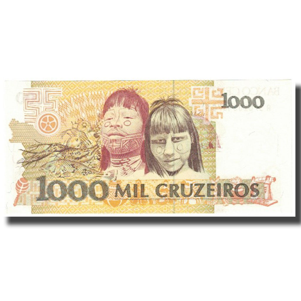 Billete, 1000 Cruzeiros, Brasil, KM:231b, SC