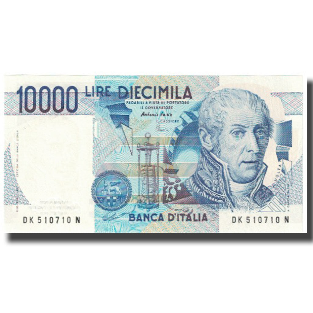 Banknot, Włochy, 10,000 Lire, 1984, 1984-09-03, KM:112c, UNC(60-62)
