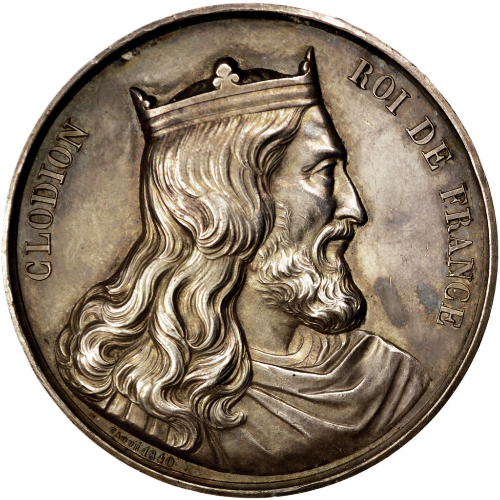 FRANCE, History, Clodion, Medal, 1840, AU(55-58), Caqué, Copper, 51, 75.70