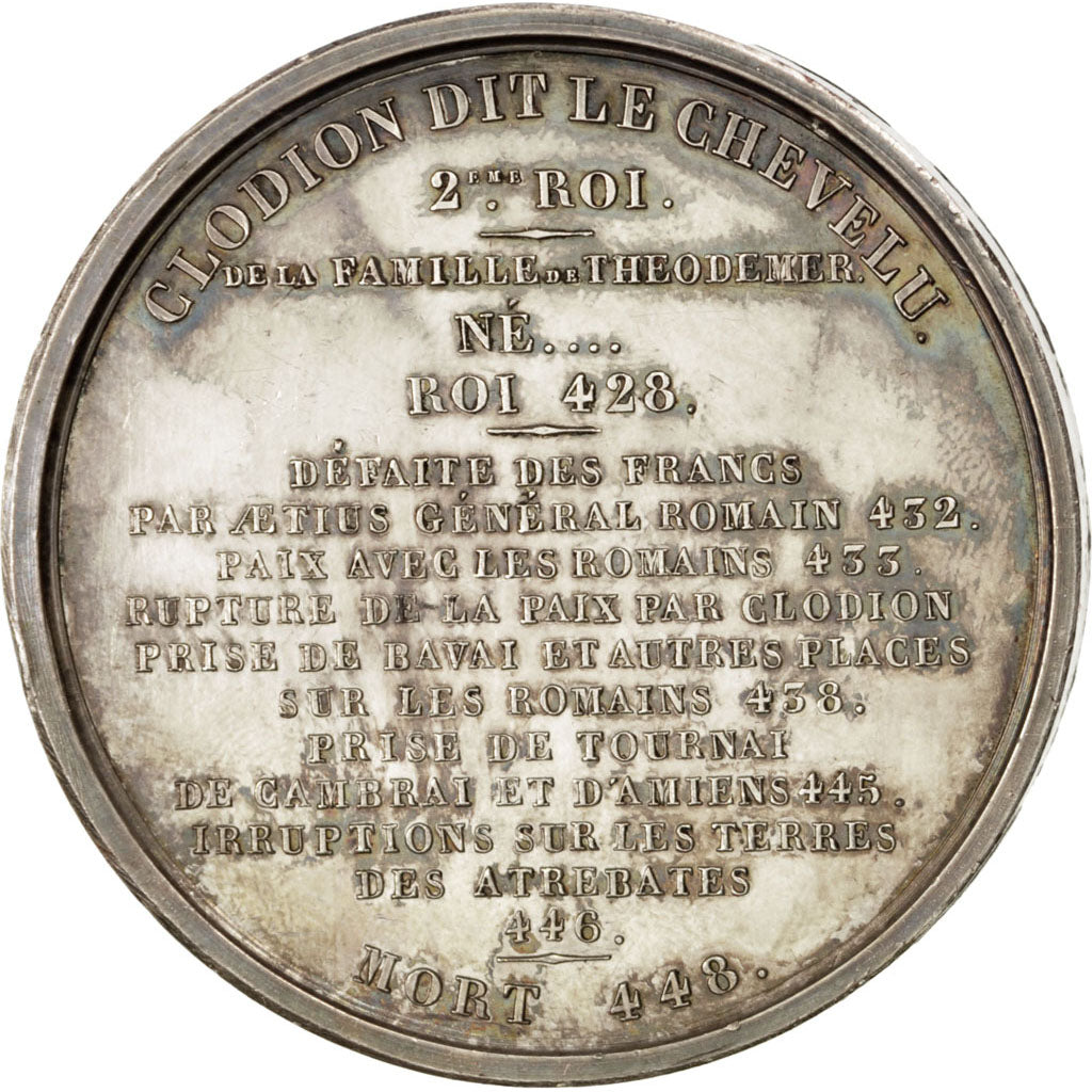 FRANCE, History, Clodion, Medal, 1840, AU(55-58), Caqué, Copper, 51, 75.70