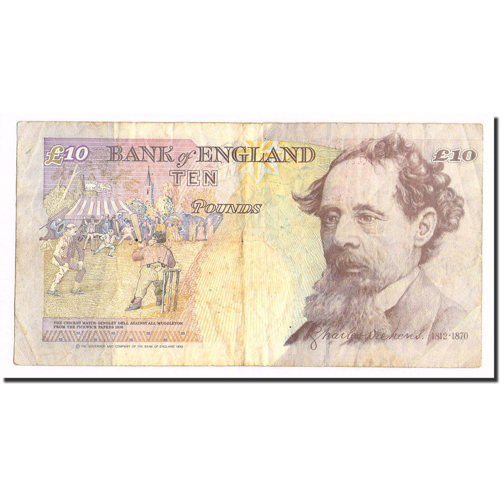 Banknote, Great Britain, 10 Pounds, 1993, KM:386a, EF(40-45)