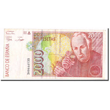 Banknot, Hiszpania, 2000 Pesetas, 1992, 1992-04-24, KM:162, EF(40-45)