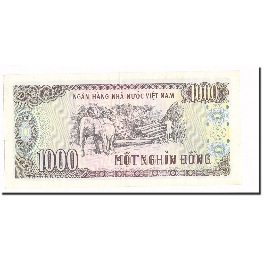 Nota, Vietname, 1000 D<ox>ng, 1988, KM:106b, AU(55-58)
