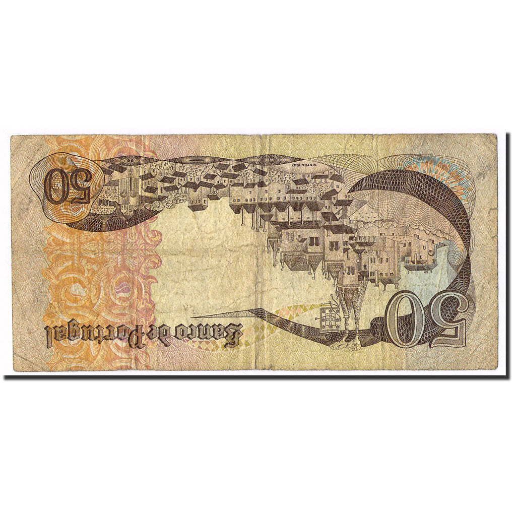 Geldschein, Portugal, 50 Escudos, 1968, 1968-05-28, KM:174a, S