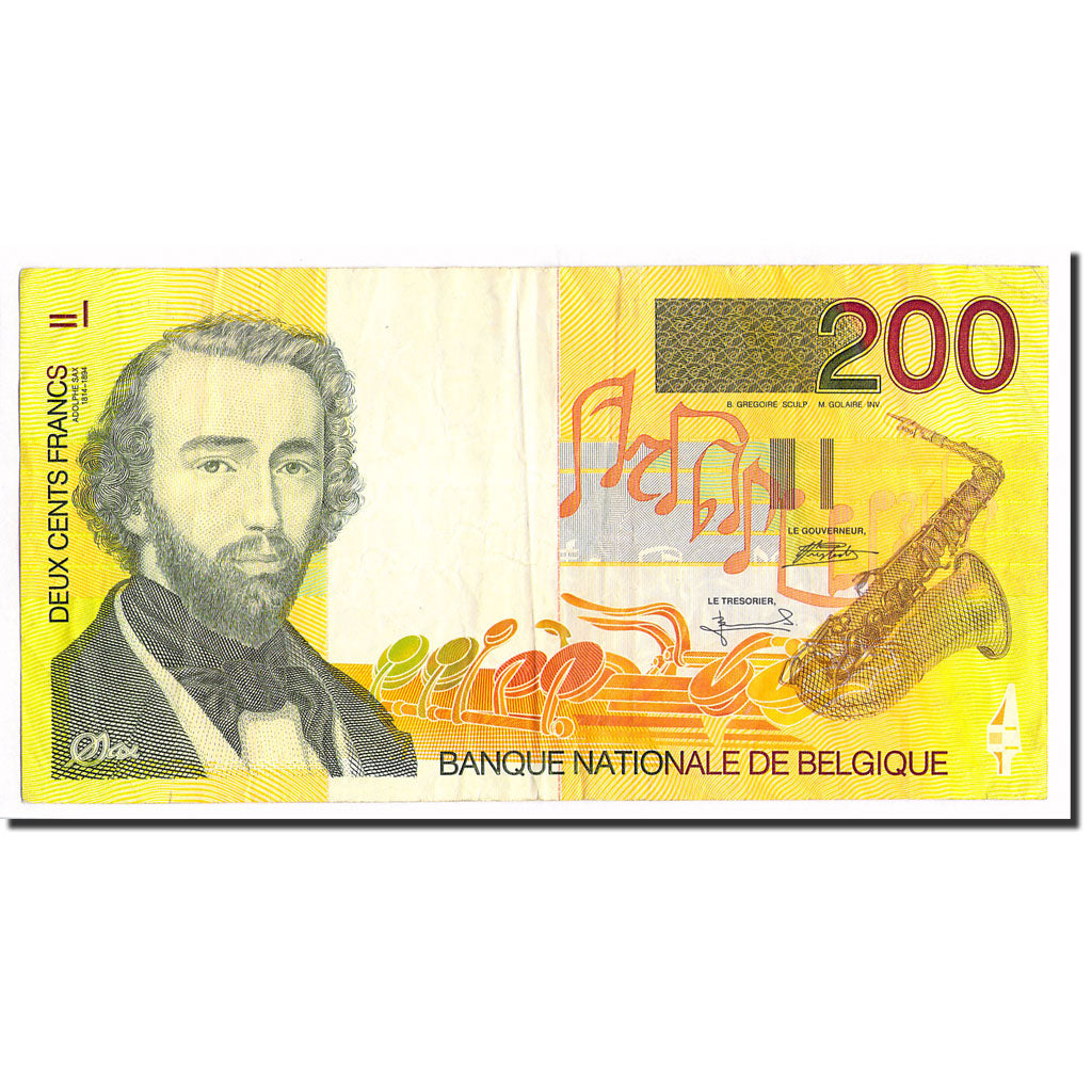 Geldschein, Belgien, 200 Francs, KM:148, SS