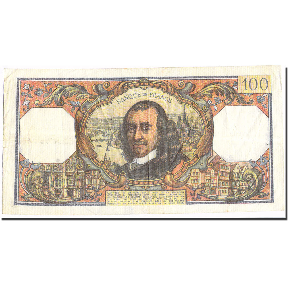 France, 100 Francs, Corneille, 1974, 1974-07-04, EF(40-45), KM:149d