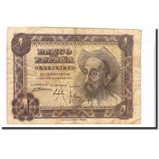 Billet, Espagne, 1 Peseta, 1951, 1951-11-19, KM:139a, TB+
