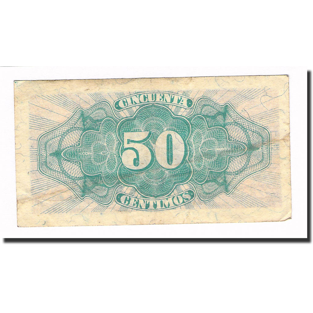Banknote, Spain, 50 Centimos, 1937, KM:93, EF(40-45)