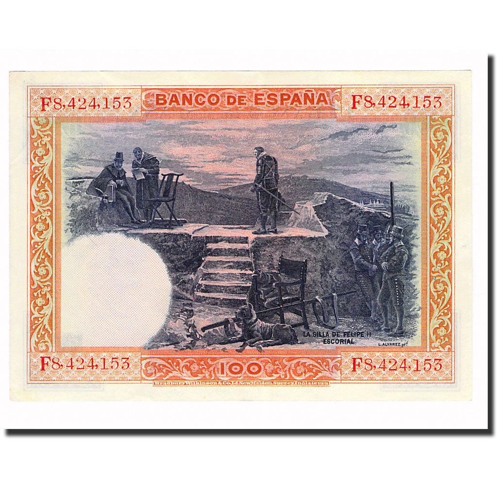 Banknote, Spain, 100 Pesetas, 1925, 1925-07-01, KM:69c, UNC(60-62)