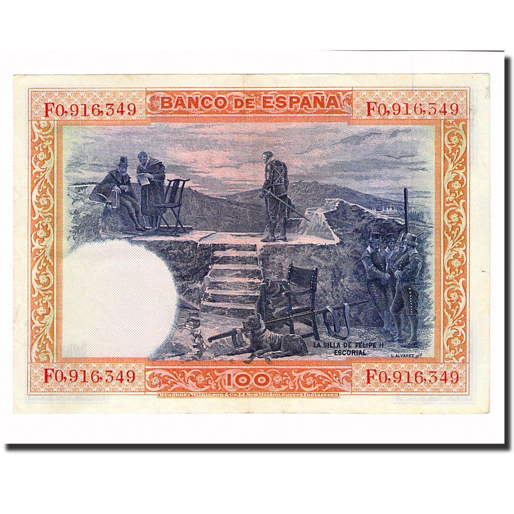 Banknote, Spain, 100 Pesetas, 1925, 1925-07-01, KM:69c, AU(55-58)
