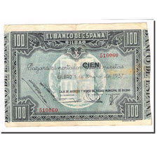 Banknote, Spain, 100 Pesetas, 1937, 1937-01-01, KM:S565, VF(20-25)