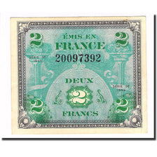 França, 2 Francs, 1944, 1944, AU(50-53), Fayette:VF.16.01, KM:114a