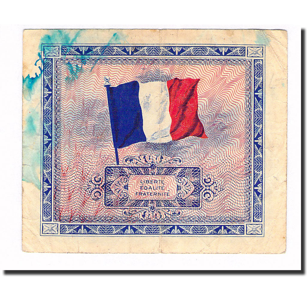 Francja, 5 Francs, 1944, 1944, VF(30-35), Fayette:VF17.01, KM:115a