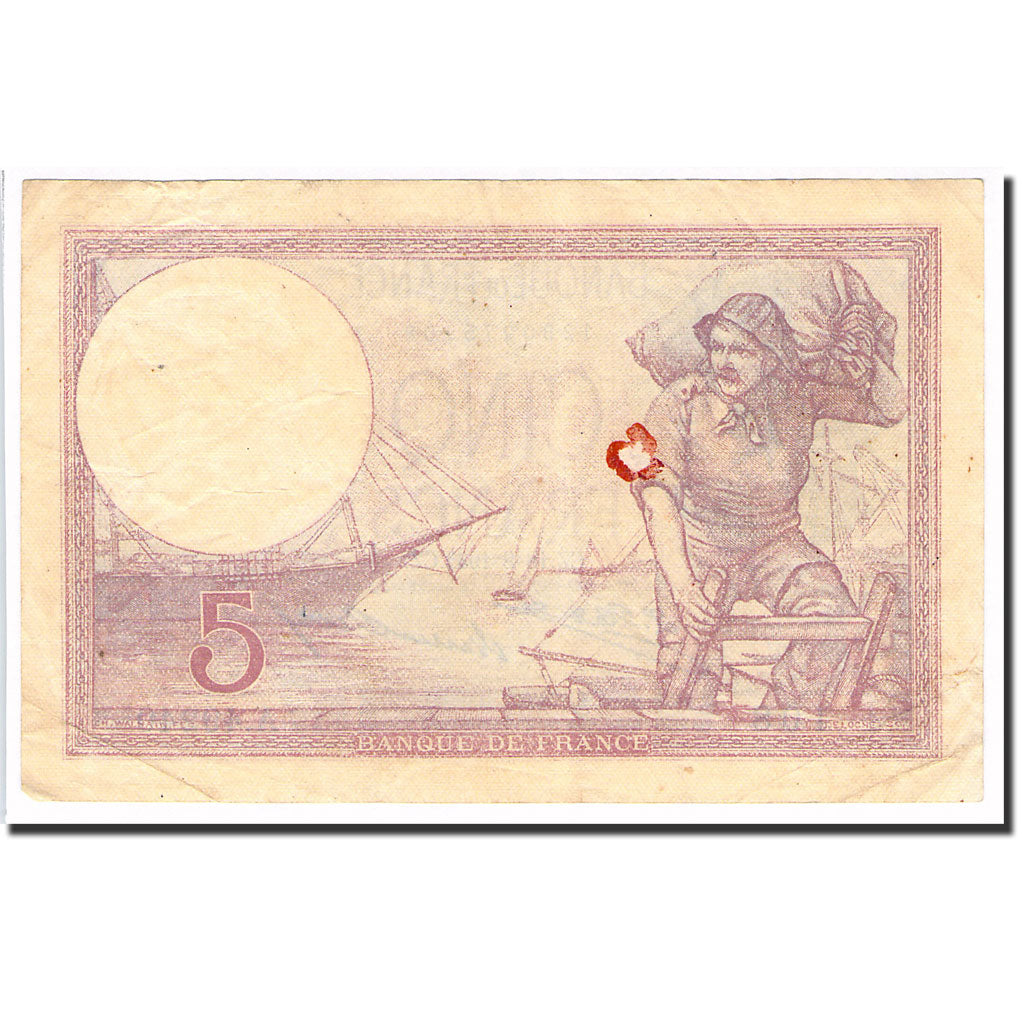 France, 5 Francs, 1932, 1932.08.18, TTB, Fayette:F.03.16, KM:72d