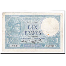 Frankreich, 10 Francs, Minerve, 1939, 1939-08-17, S, Fayette:07.05, KM:84