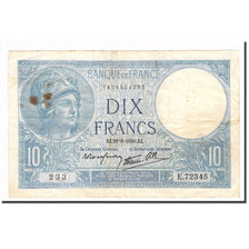 Frankrijk, 10 Francs, Minerve, 1939, 1939-09-21, TB+, Fayette:07.08, KM:84