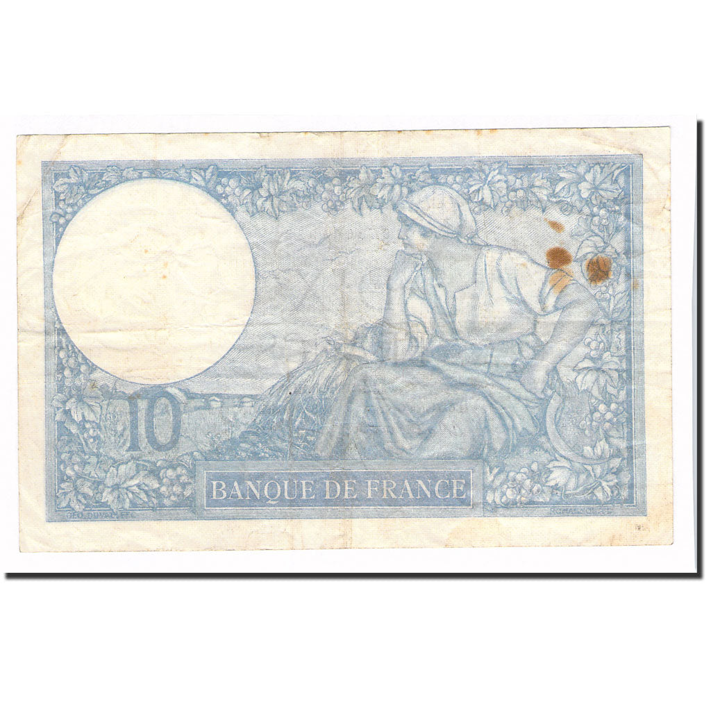 Frankrijk, 10 Francs, Minerve, 1939, 1939-09-21, TB+, Fayette:07.08, KM:84