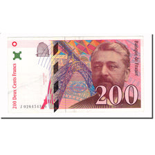 France, 200 Francs, Eiffel, 1996, 1996, EF(40-45), Fayette:75.02, KM:159a