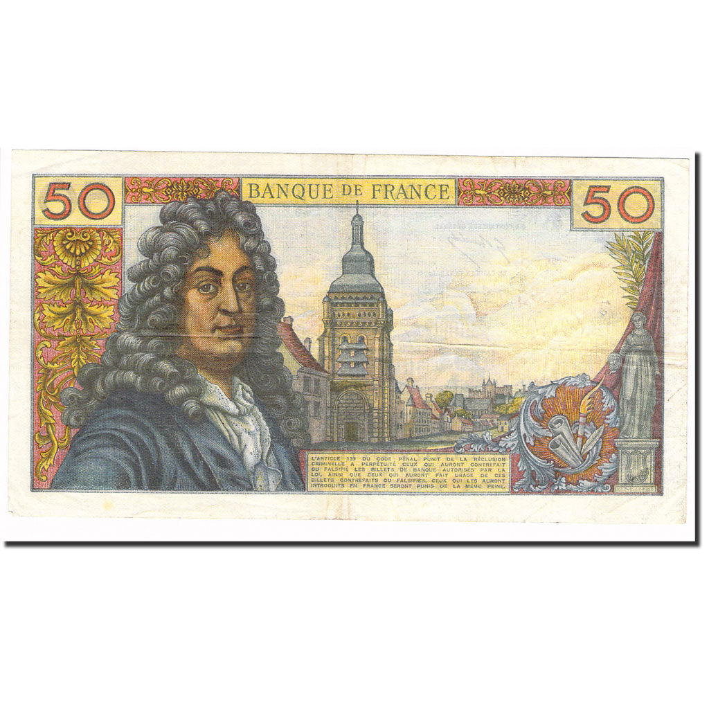 Francia, 50 Francs, Racine, 1969, 1969-03-06, BB, Fayette:64.13, KM:148c