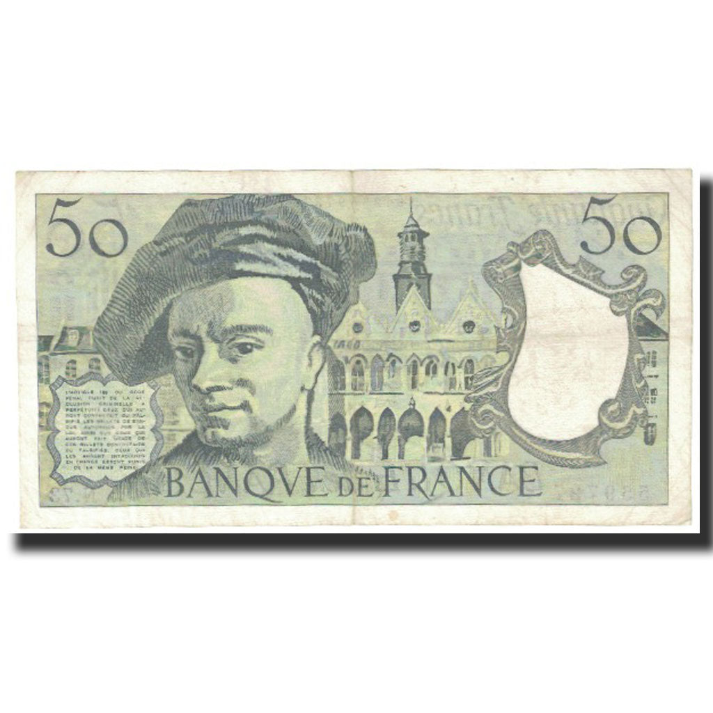 França, 50 Francs, Quentin de La Tour, 1992, 1992, EF(40-45), Fayette:67.18