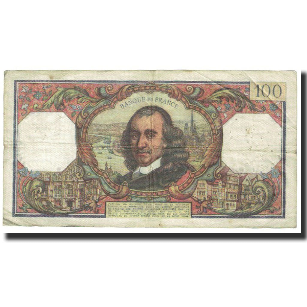 Frankrijk, 100 Francs, Corneille, 1975, 1975-02-06, TB+, Fayette:65.48, KM:149e