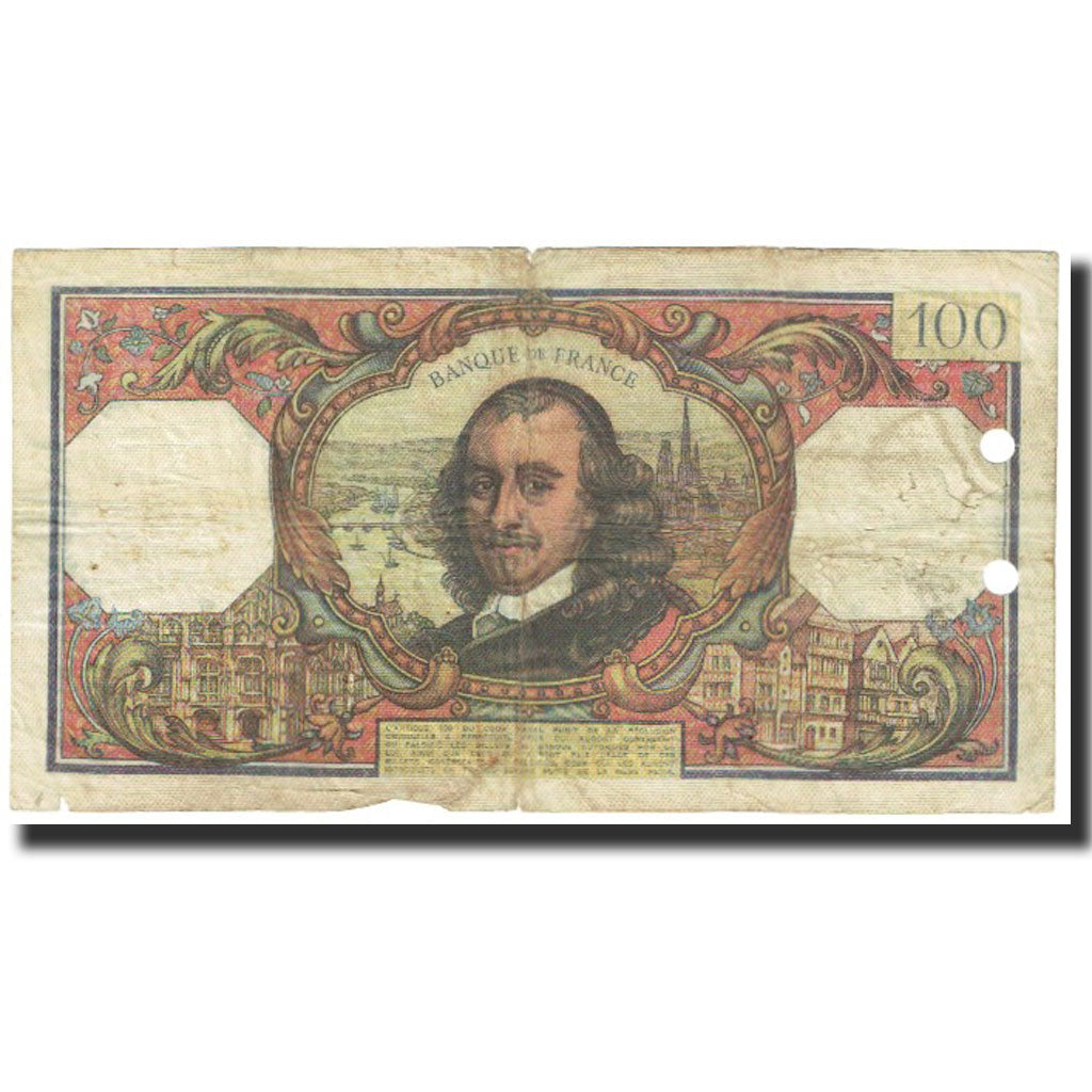 France, 100 Francs, Corneille, 1971, 1971-04-01, F(12-15), Fayette:65.35