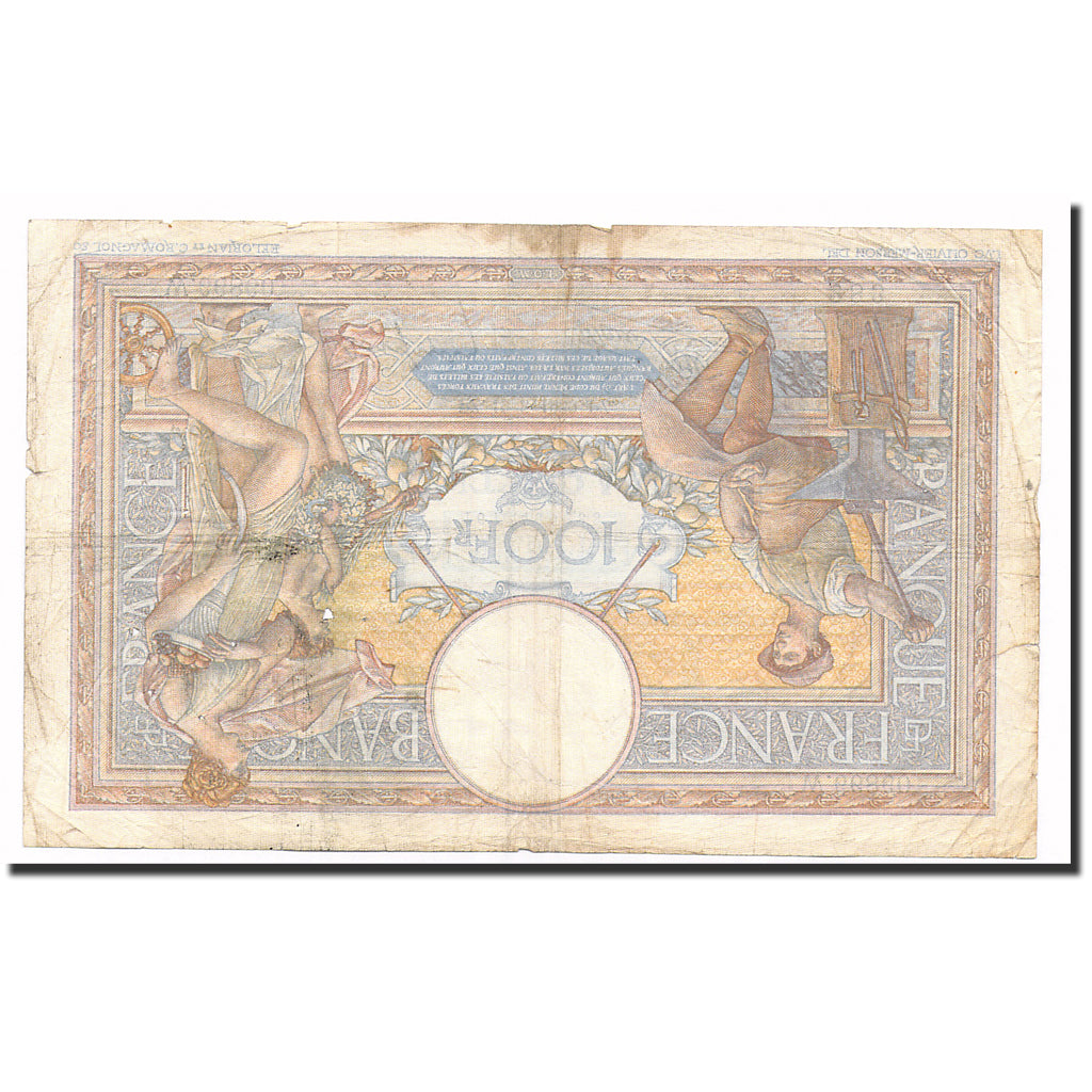 Francja, 100 Francs, Luc Olivier Merson, 1939, 1939-05-19, F(12-15)
