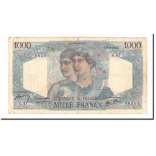 Francia, 1000 Francs, Minerve et Hercule, 1946, 1945-06-14, MB, Fayette:41.4