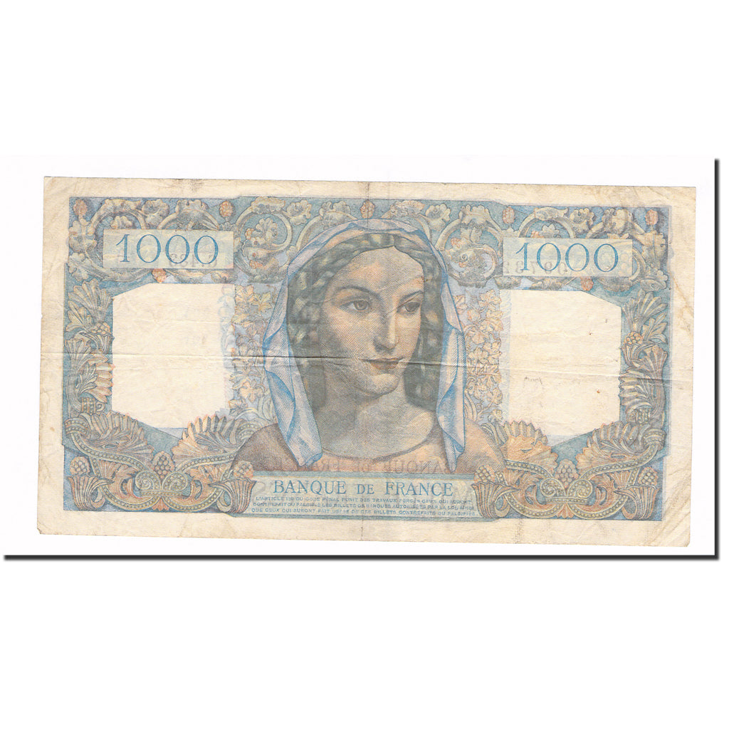Francja, 1000 Francs, Minerve et Hercule, 1948, 1948-08-26, EF(40-45)