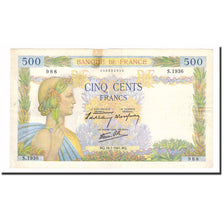 Frankreich, 500 Francs, La Paix, 1941, 1941-01-16, S+, Fayette:32.13, KM:95a