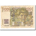 Frankrijk, 100 Francs, Jeune Paysan, 1954, 1954-03-04, filigrane inversé, TB