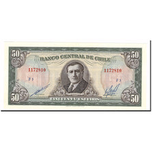 Banconote, Cile, 50 Escudos, KM:140b, SPL
