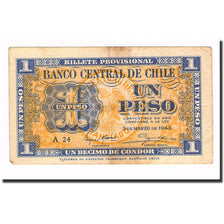 Banknote, Chile, 1 Peso = 1/10 Condor, 1943, 1943-03-03, KM:90a, EF(40-45)
