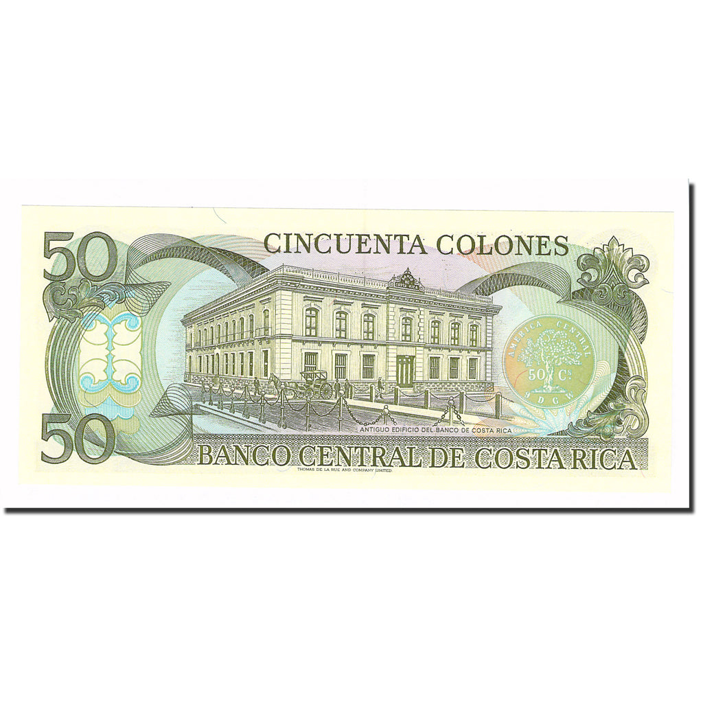 Banknote, Costa Rica, 50 Colones, 1993, 1993-07-07, KM:257a, UNC(63)