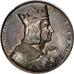 FRANCE, History, Philippe II, Medal, 1838, AU(55-58), Caqué, Copper, 51, 78.20