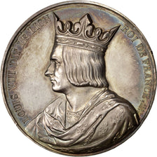 FRANCE, History, Louis VIII, Medal, 1837, AU(55-58), Caqué, Copper, 51, 75.10