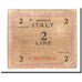 Banknote, Italy, 2 Lire, 1943, KM:M11b, VG(8-10)