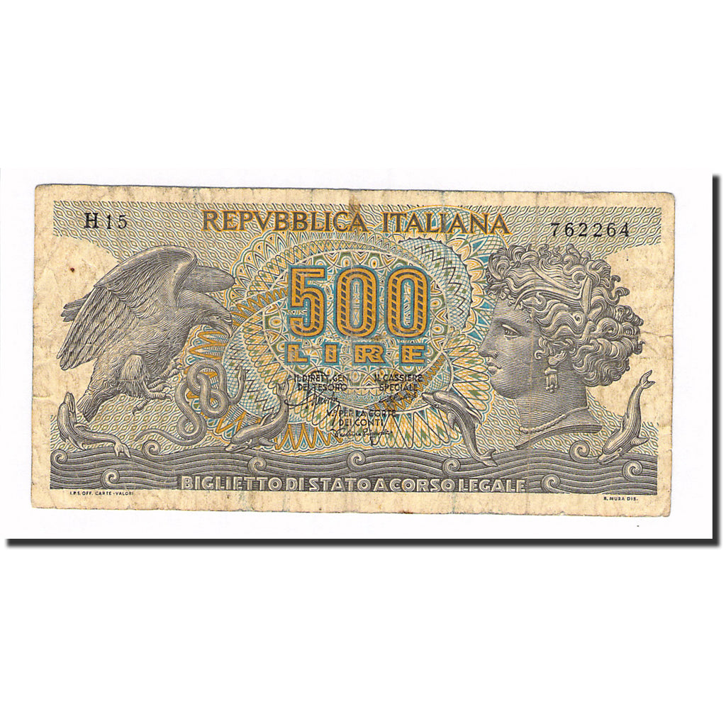 Banknote, Italy, 500 Lire, 1970, 1970-02-23, KM:93a, VF(20-25)