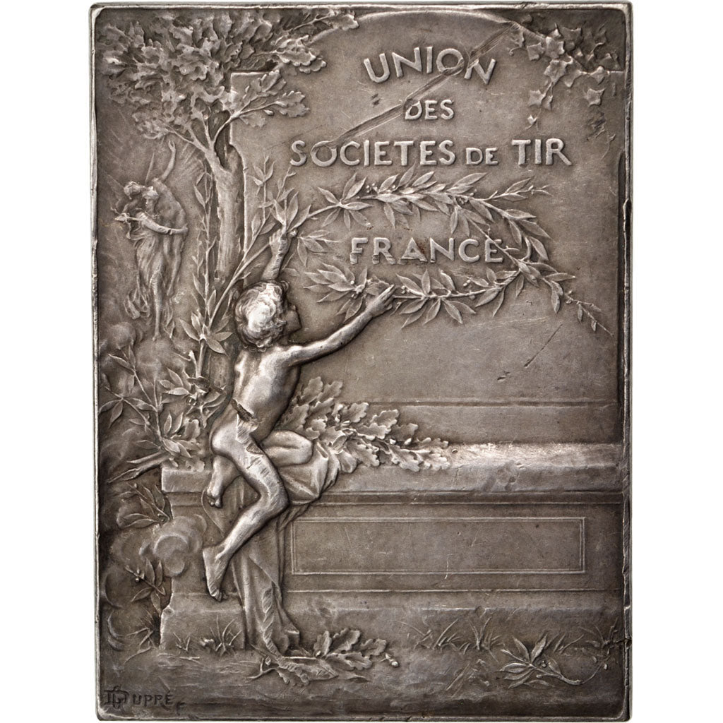 FRANCE, Sports & leisure, French Third Republic, Medal, AU(50-53), Dupré, Silver