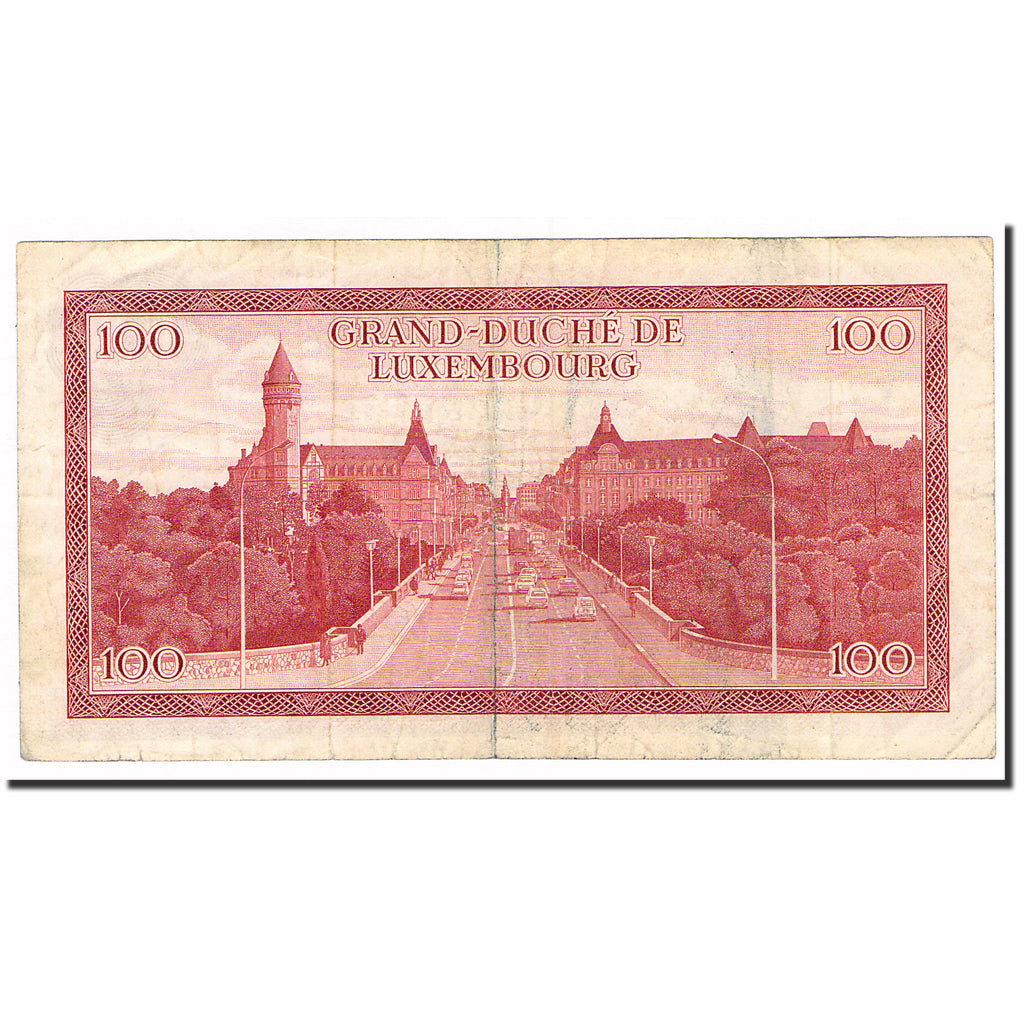 Banknote, Luxembourg, 100 Francs, 1970, 1970-07-15, KM:56a, EF(40-45)