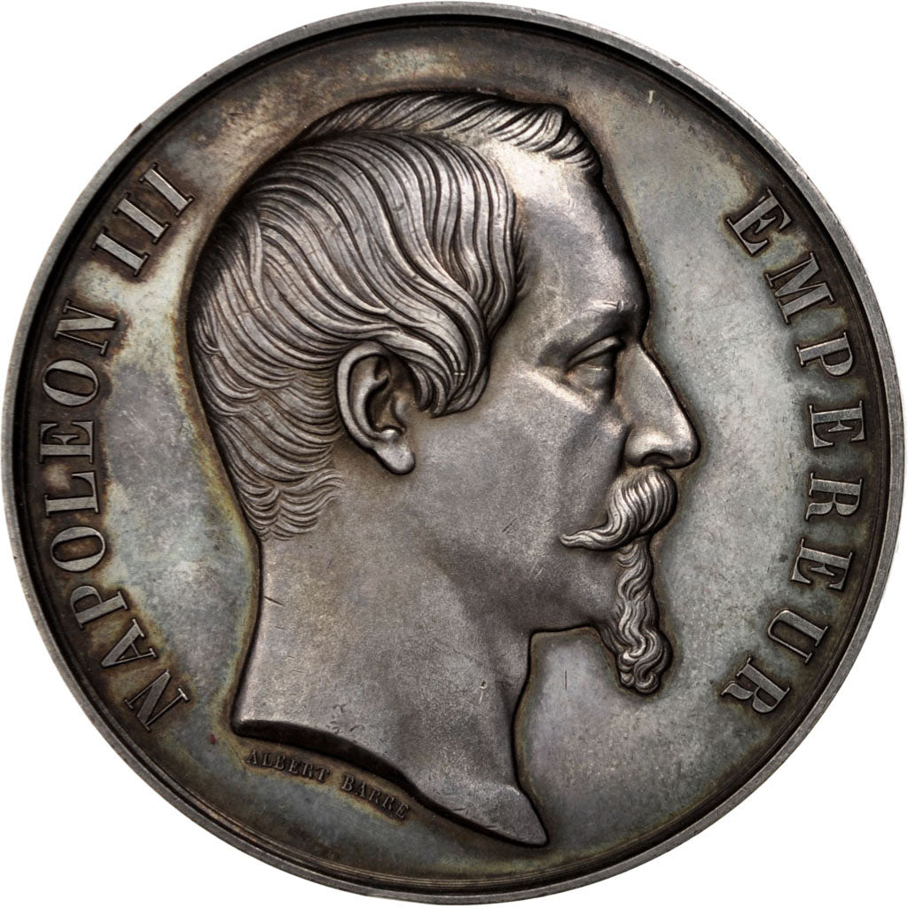 Napoléon III, Médaille, Société Exposition Universelle d'Agriculture et d'Indust