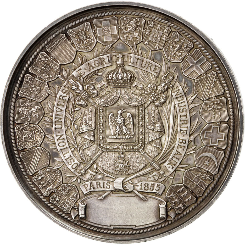 Napoléon III, Médaille, Société Exposition Universelle d'Agriculture et d'Indust
