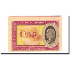 Frankreich, Bon de Solidarité, 1 Franc, UNZ-
