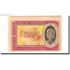 Frankreich, Bon de Solidarité, 1 Franc, UNZ-