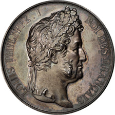 Francia, Medal, Louis Philippe I, Fauna, 1837, Depaulis, EBC+, Plata