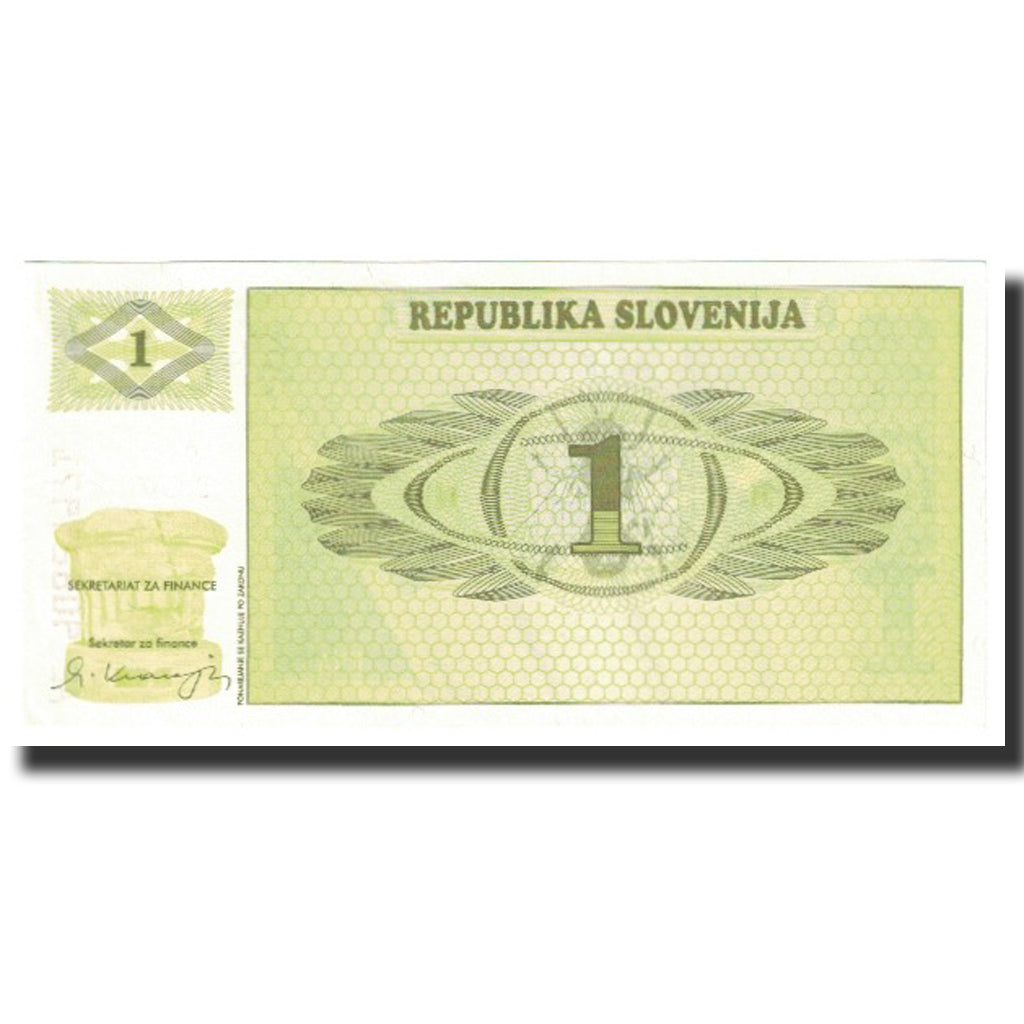 Banknote, Slovenia, 1 (Tolar), KM:1a, UNC(63)