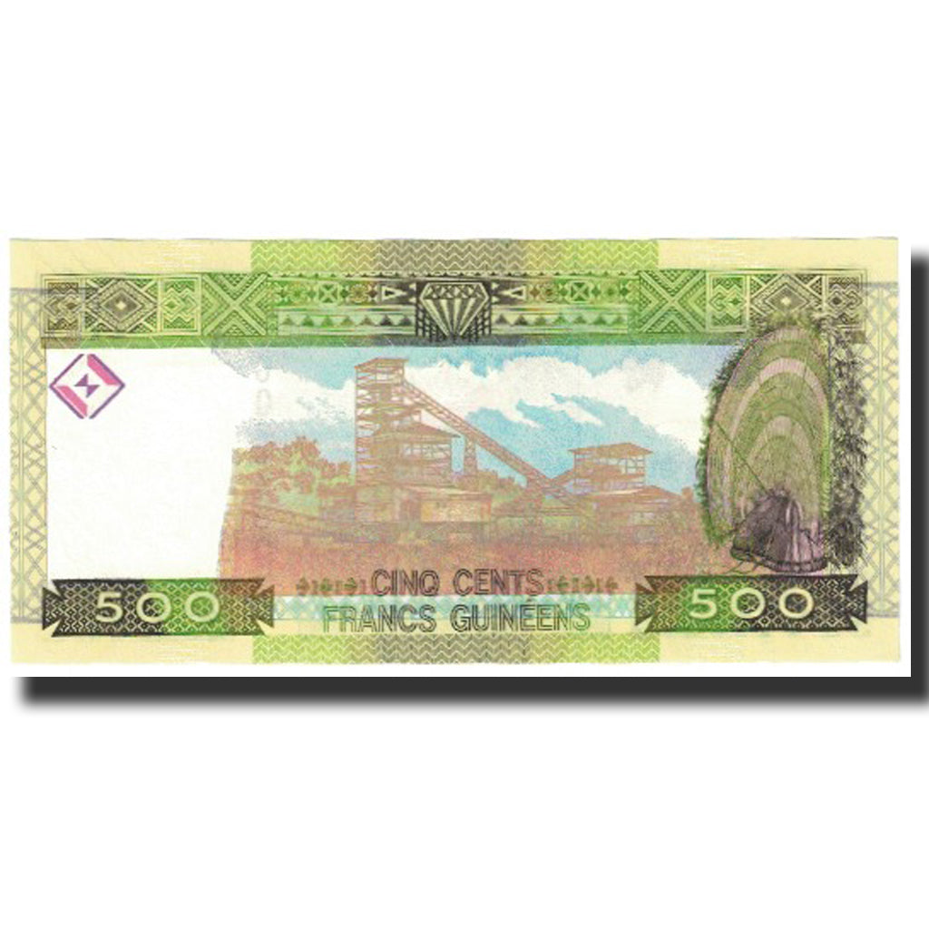 Banknote, Guinea, 500 Francs, 1960, 1960-03-01, KM:39a, UNC(63)